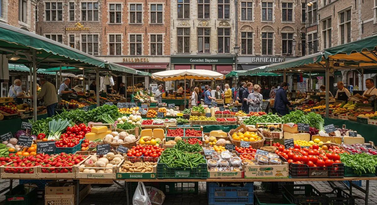 Authentic Flemish Food Markets in Ghent