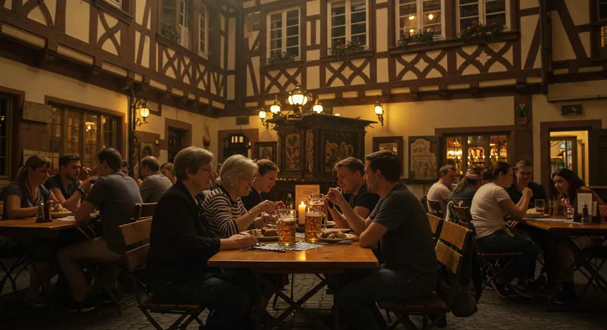 Authentic German Food in Frankfurt Old Town