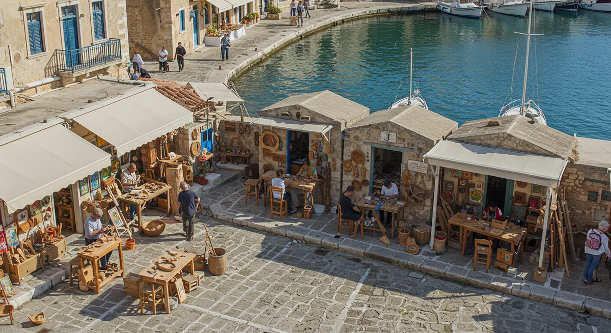 Unique Artisan Workshops Hania Old Port: Visit